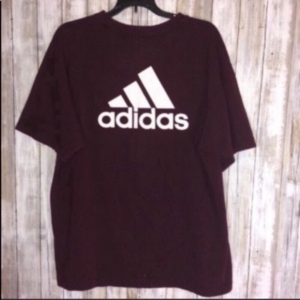Adidas Mississippi State Bulldogs Men’s Large Tee NCAA Graphic Shirt Maroon - Picture 4 of 4